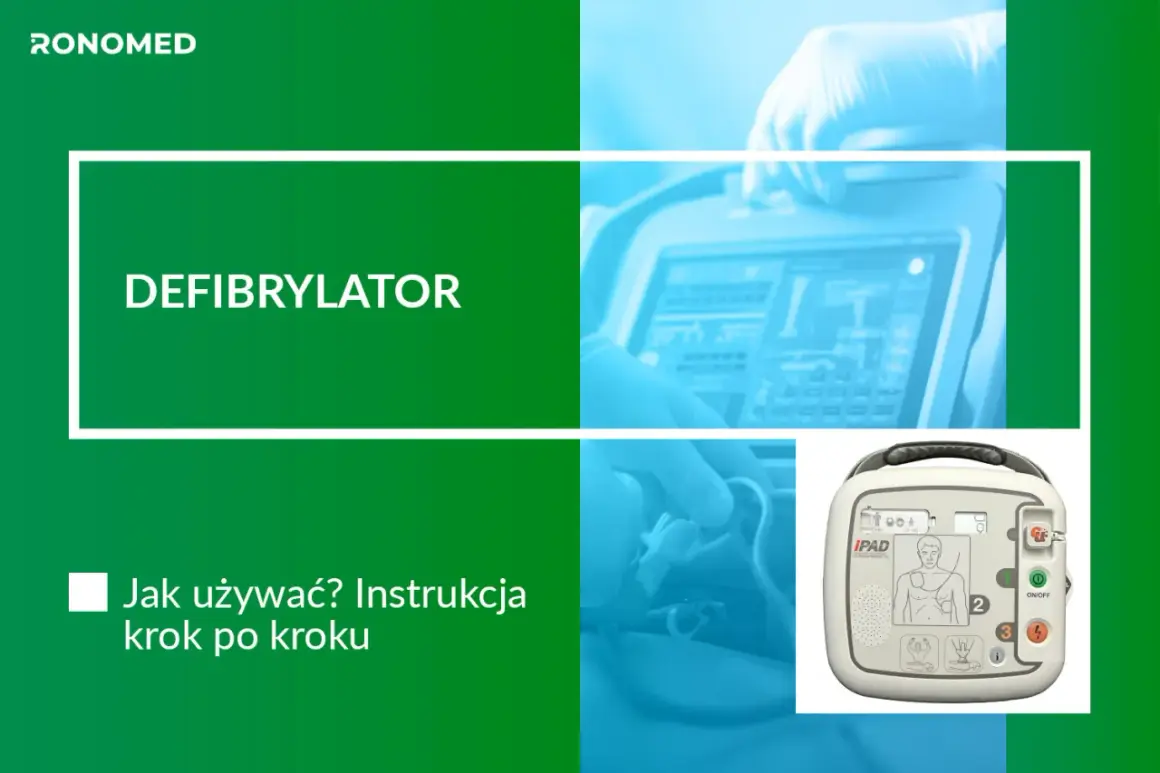 Defibrylator iPAD. Instrukcja krok po kroku, jak używać urządzenia do defibrylacji.
