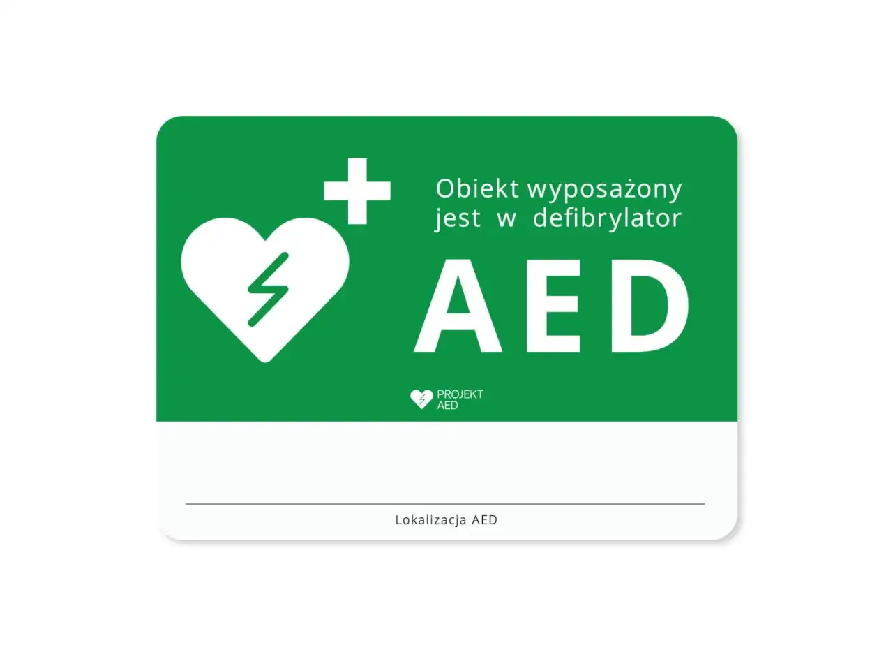 Rekomendowane miejsca instalacji defibrylatora AED