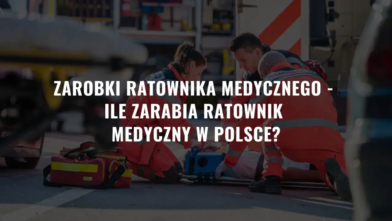 Ratownik medyczny zarobki infografika